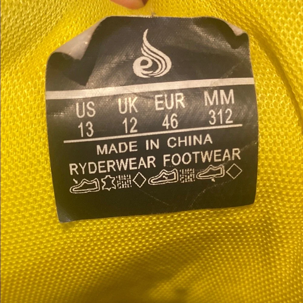 COPY - Ryderwear Men's Yellow High-Top Sneakers - Picture 4 of 7